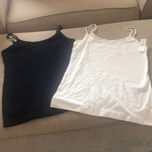 Navy Blue & ivory camis